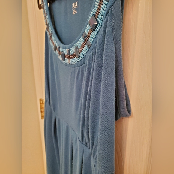 a.n.a Beaded tank top with back bow XL - Picture 9 of 15